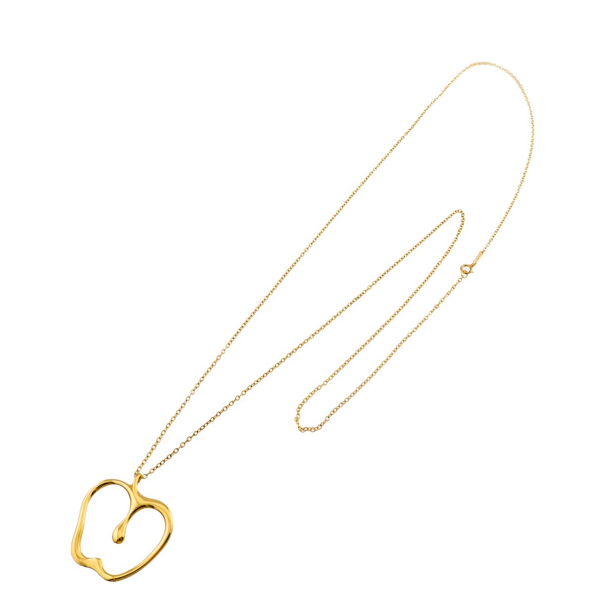 Apple Large Long Necklace 18K Yellow Gold 750