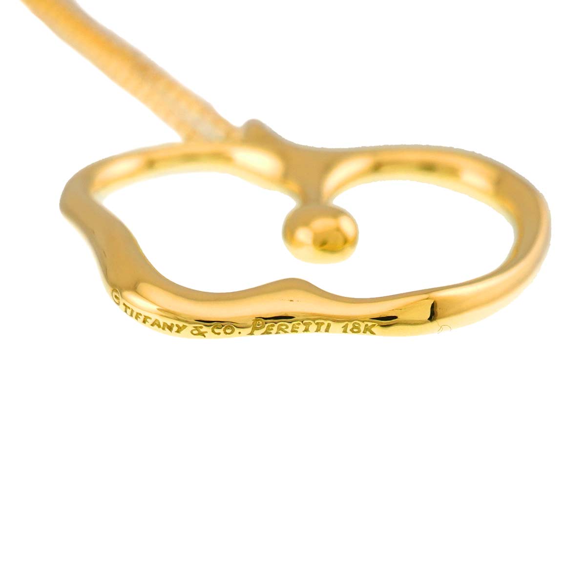 Apple Large Long Necklace 18K Yellow Gold 750