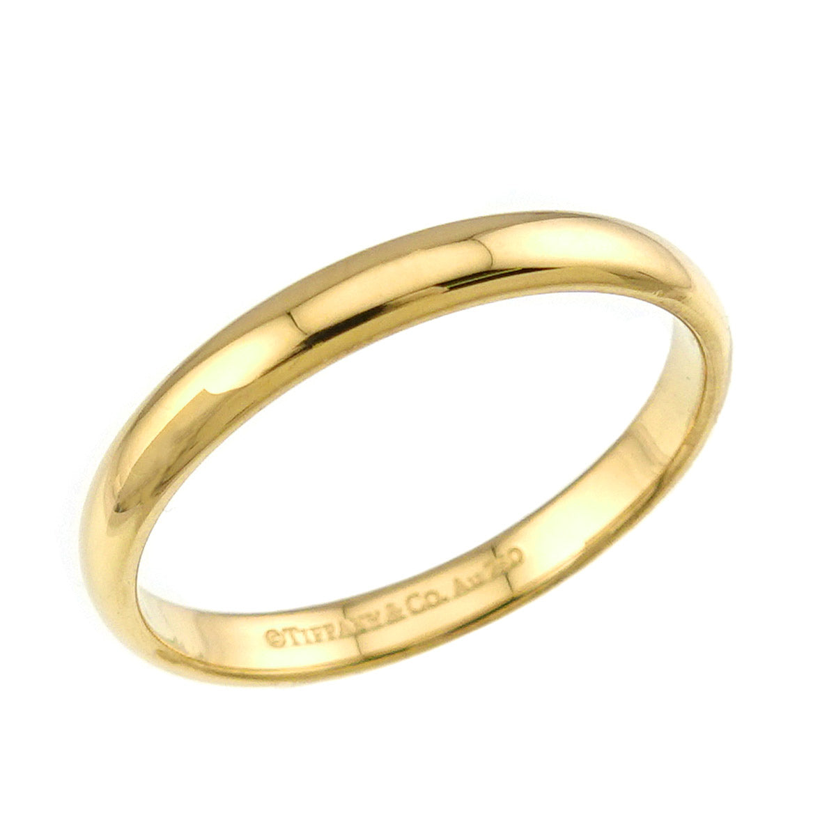Forever Band Ring 18K Yellow Gold 750 Size10.25-10.5(US)