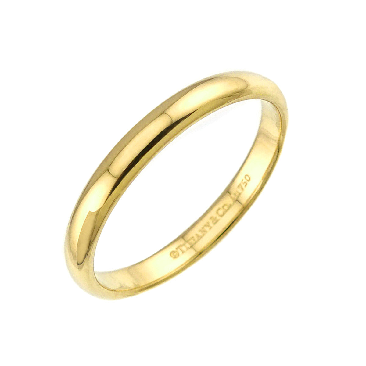 Forever Band Ring 18K Yellow Gold 750 Size10.25-10.5(US)
