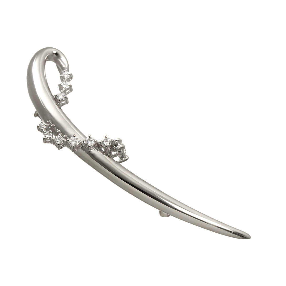 Diamond 0.40ct Brooch Pt Platinum