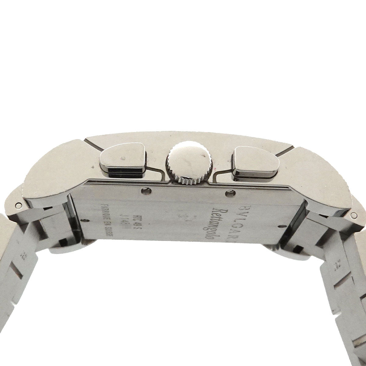Rettangolo Chronograph RTC49S Date Quartz White Dial Mens