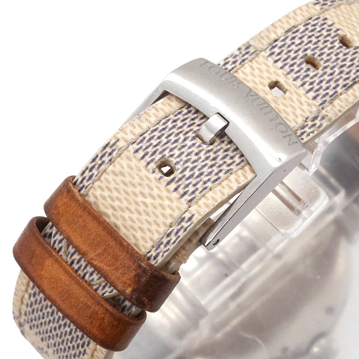 Tambour Moon Dual Time QA108 Silver Dial Diamond Ladies