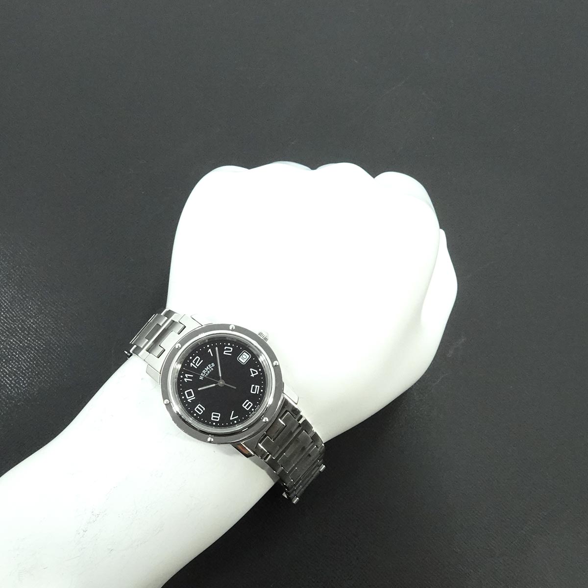 Clipper CL6 710 Quartz White Dial Date Mens Watch