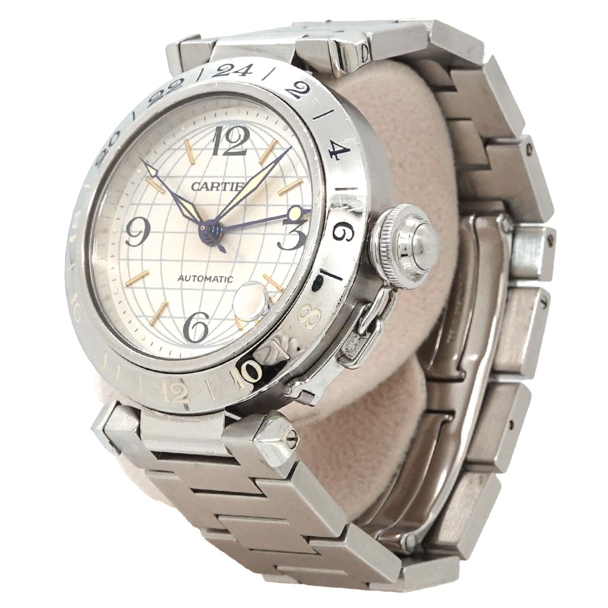 PashaC Meridian GMT W31029M7 Automatic Silver Dial Boys