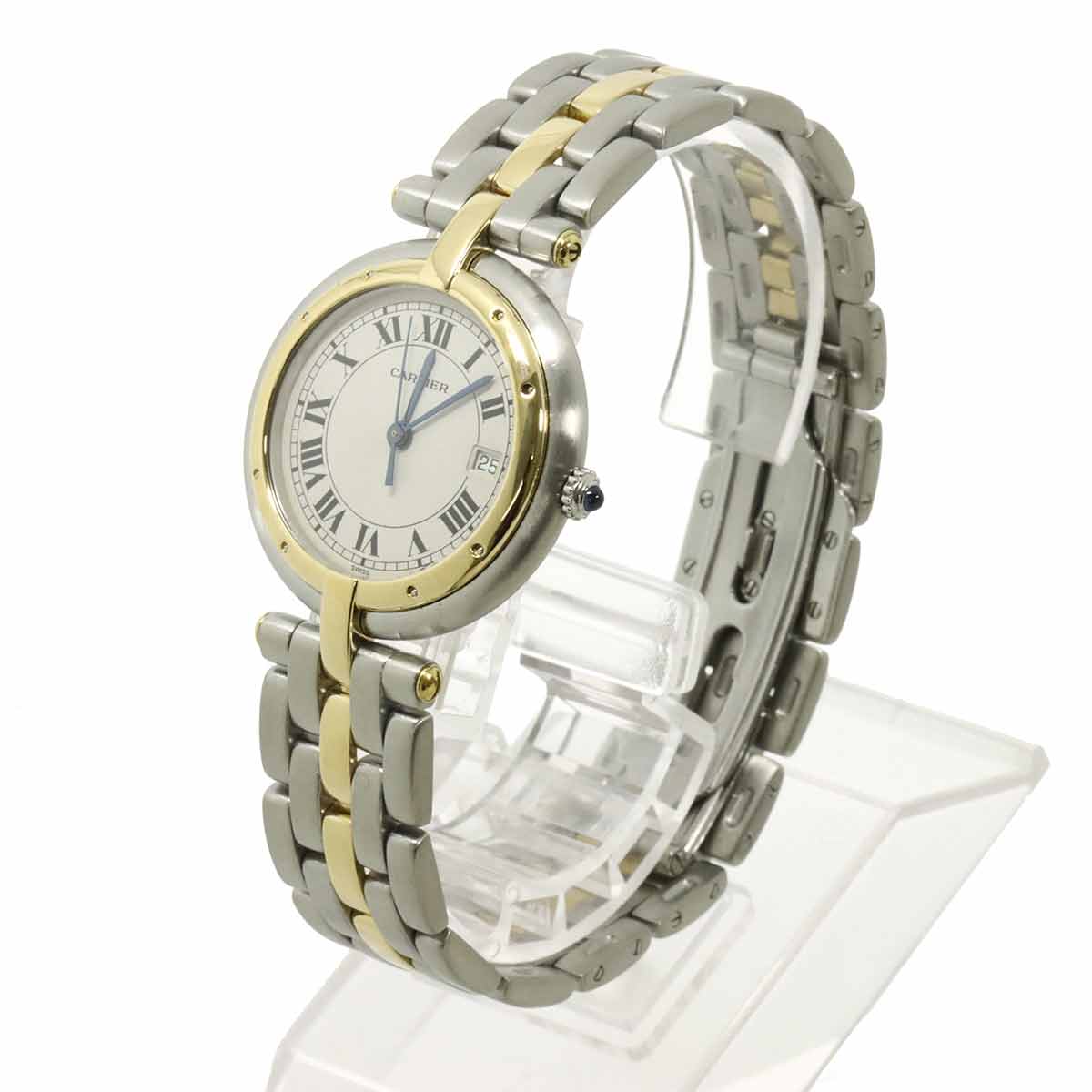 Cartier Panthere Vendome LM Quartz Cream Dial Mens Wrist Watch