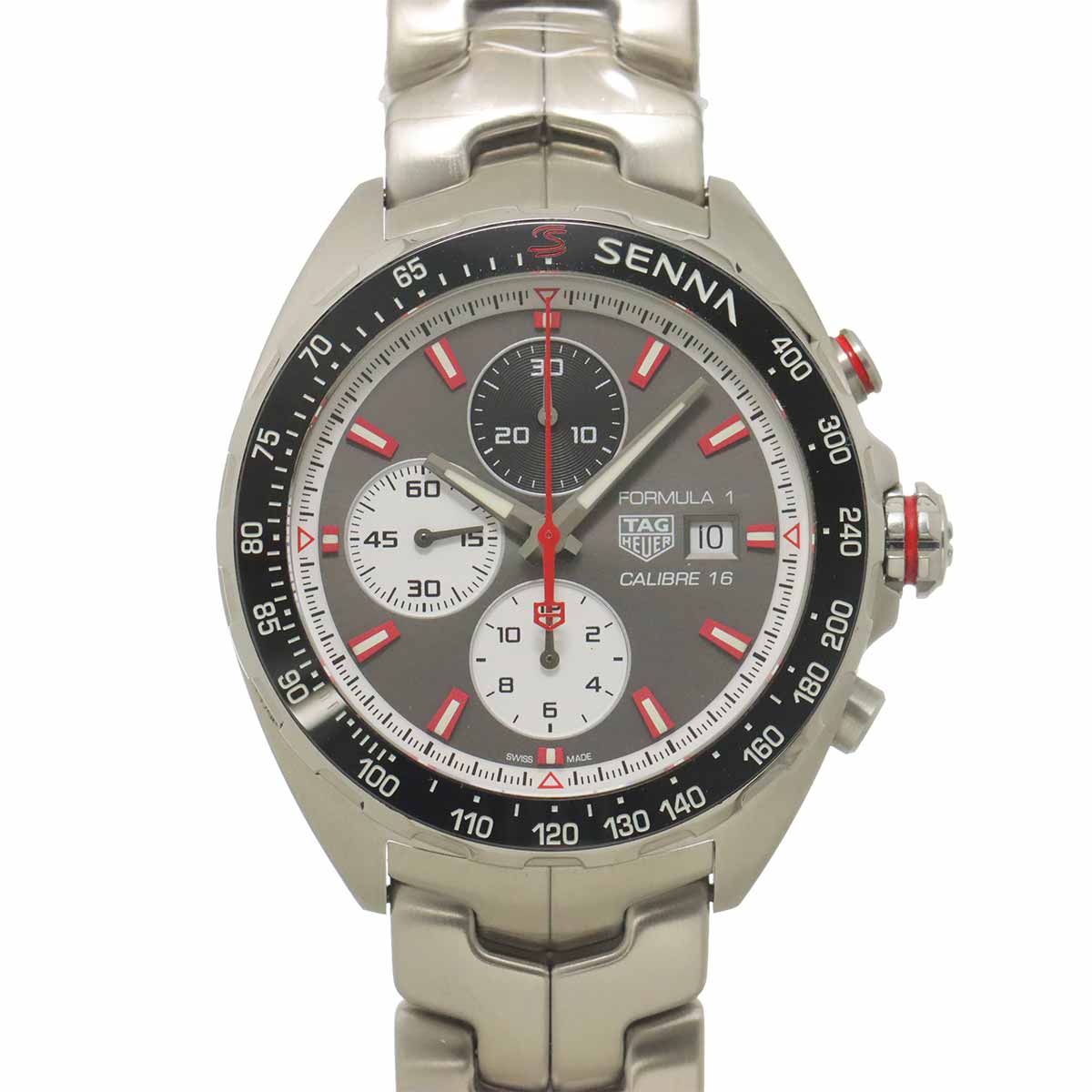 Formula 1 Ayrton Senna CAZ2017 Gray Dial Chronograph