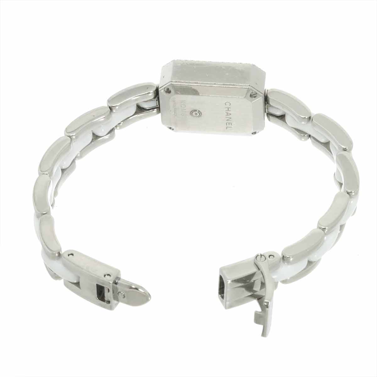 Premiere H2132 Diamond Bezel Ceramic Quartz White Dial Ladies