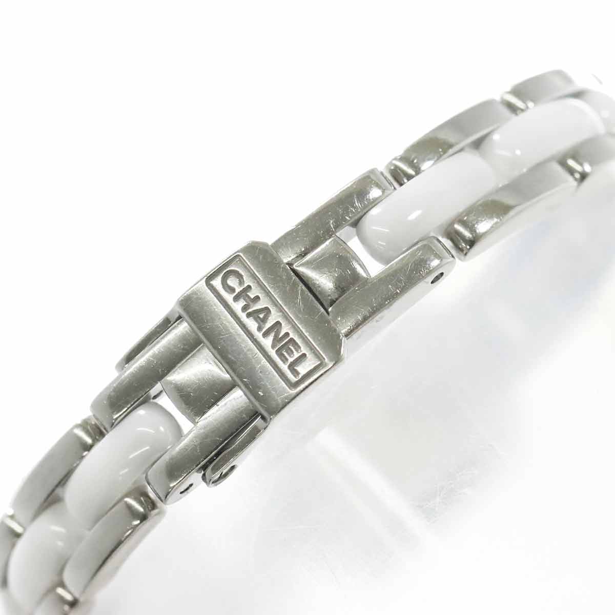 Premiere H2132 Diamond Bezel Ceramic Quartz White Dial Ladies