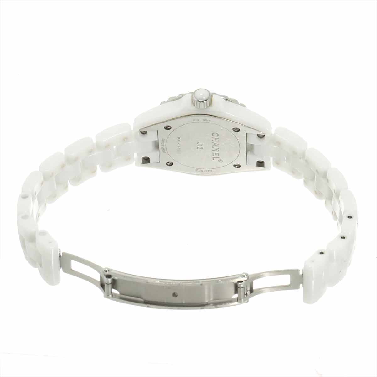 J12 H2570 29mm 8P Diamond Quartz White Shell Dial Ladies Watch