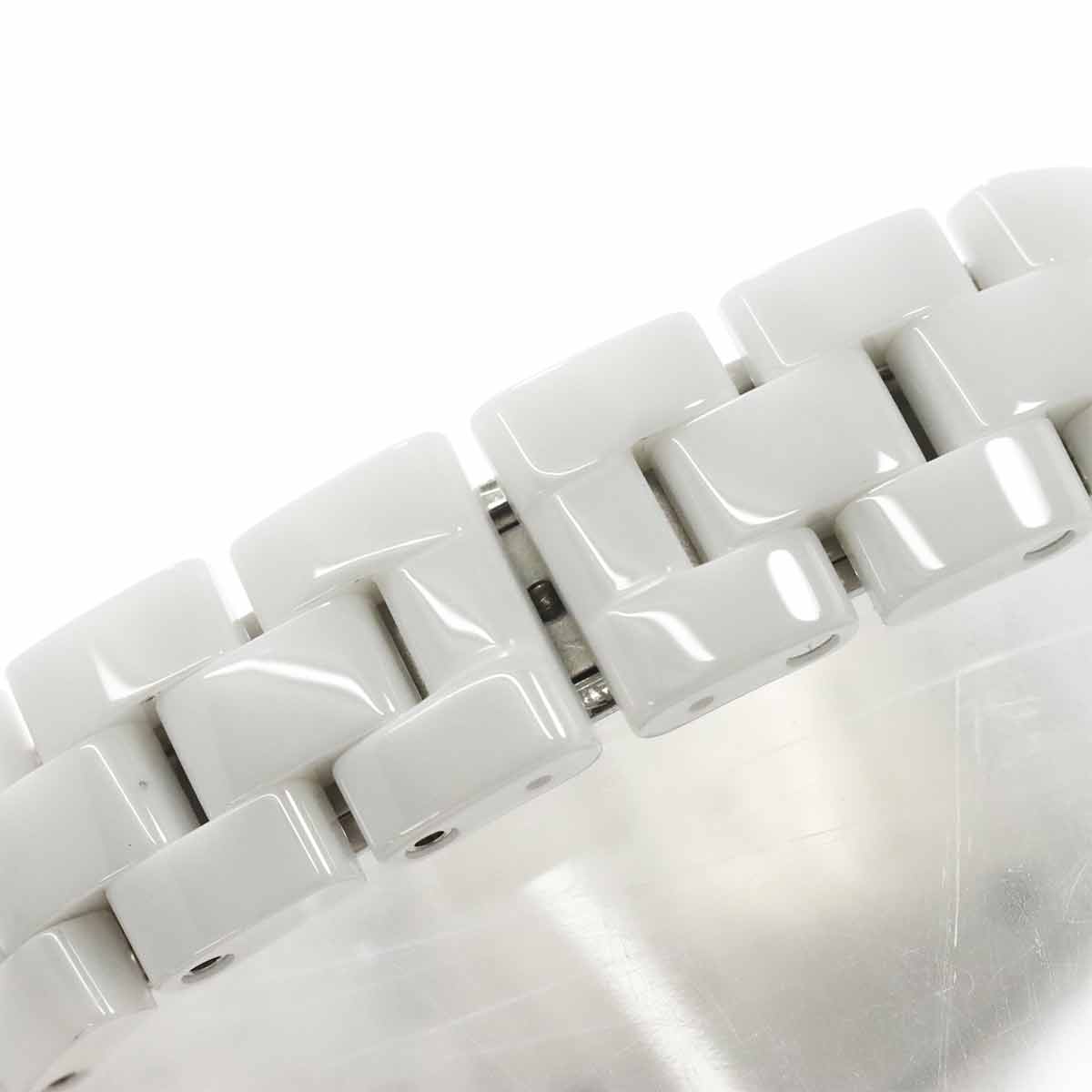 J12 H2570 29mm 8P Diamond Quartz White Shell Dial Ladies Watch