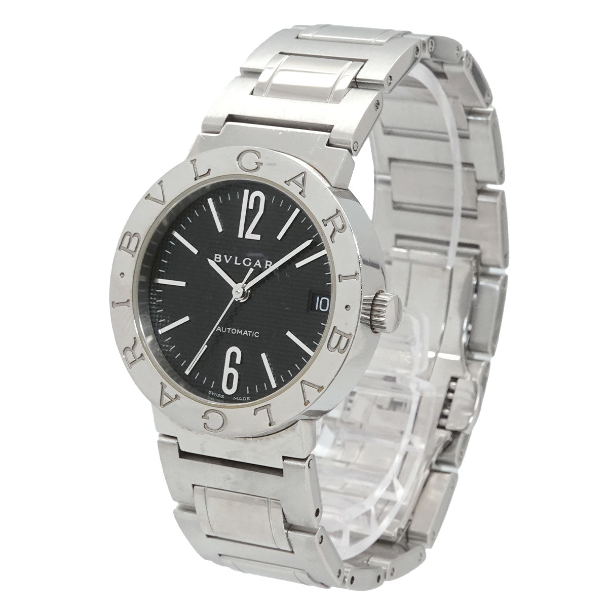 BVLGARIBVLGARI BB33SSAUTO Automatic Date Black Dial Boys