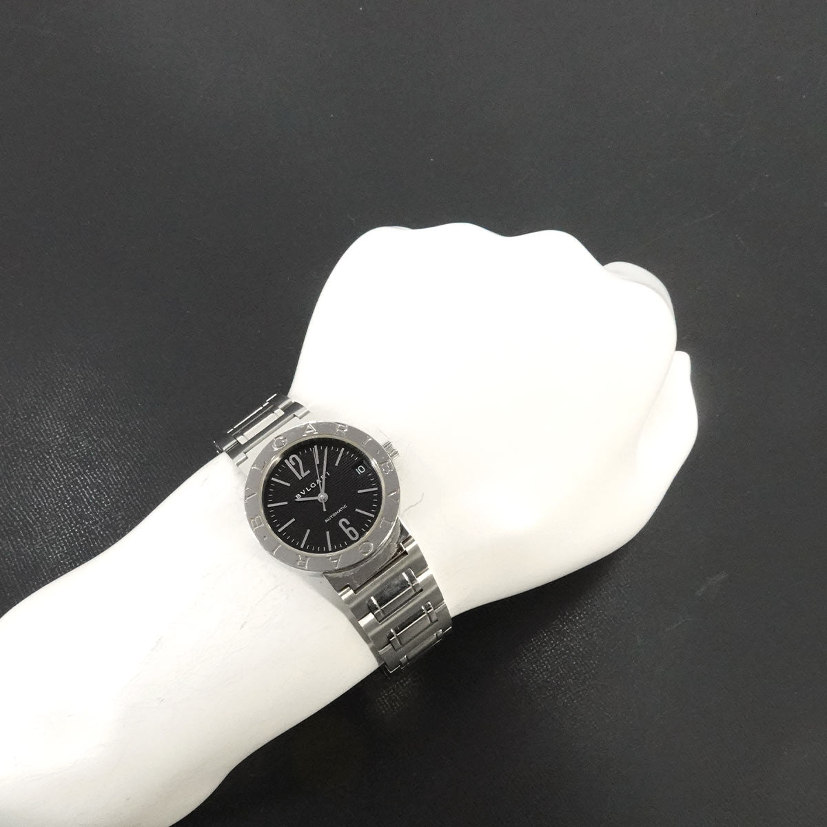 BVLGARIBVLGARI BB33SSAUTO Automatic Date Black Dial Boys