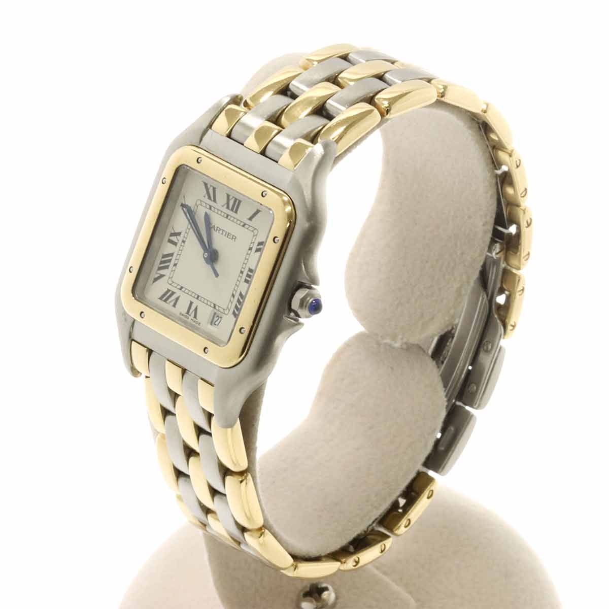 Panthere MM 3Row 83083244 YG Quartz Date Cream Dial Boys