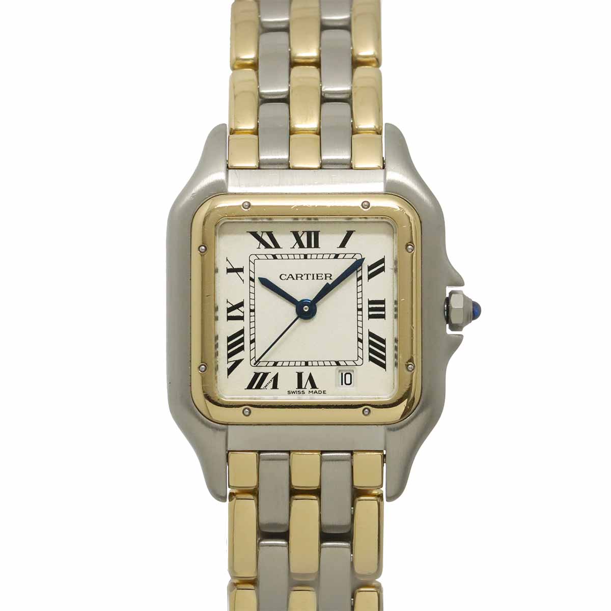 Panthere MM 3Row 83083244 YG Quartz Date Cream Dial Boys