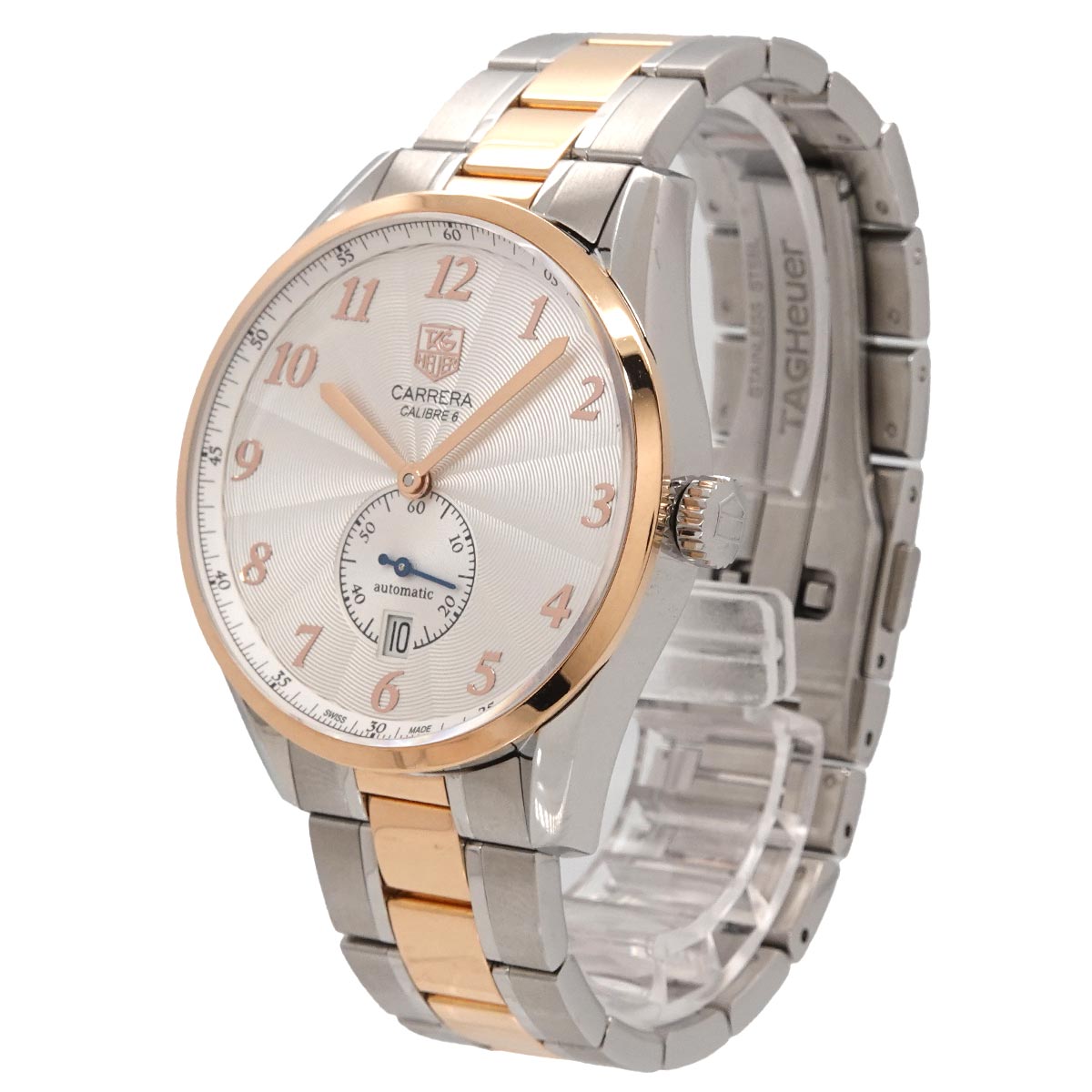 Carrera WAS2151 K18PG Automatic Silver Dial Mens Watch