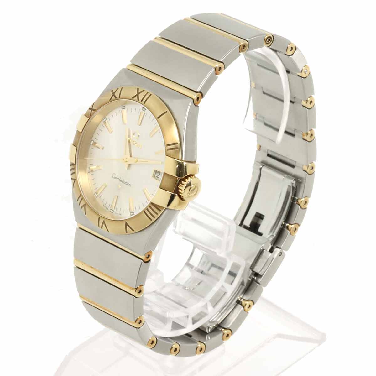 Constellation 123 20 35 60 02 001 K18PG Date Silver Dial