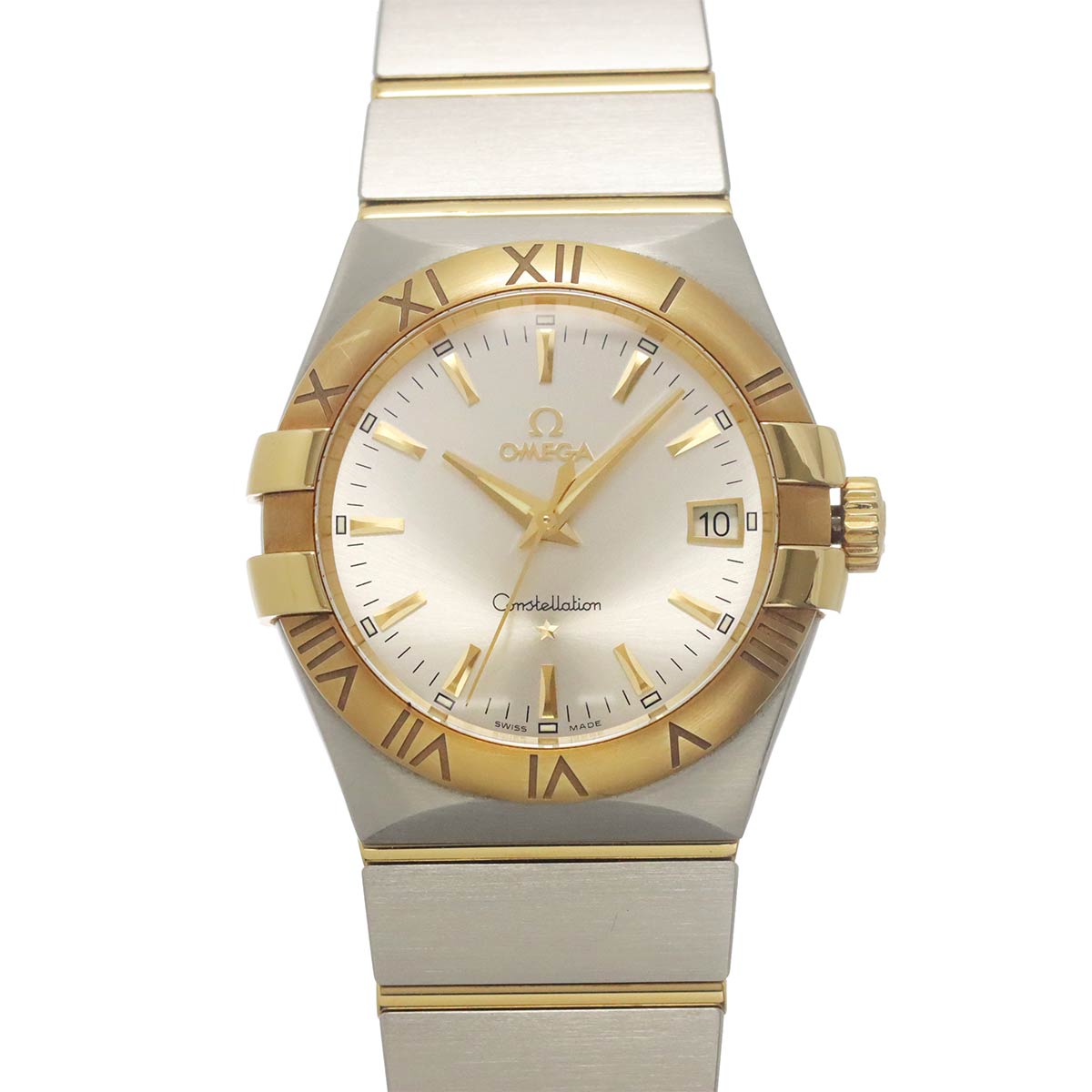Constellation 123 20 35 60 02 001 K18PG Date Silver Dial