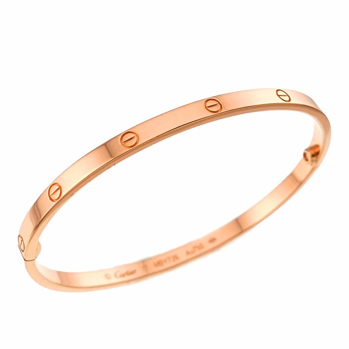 Love Bracelet SM Bangle 18K Pink Gold 750 Size17