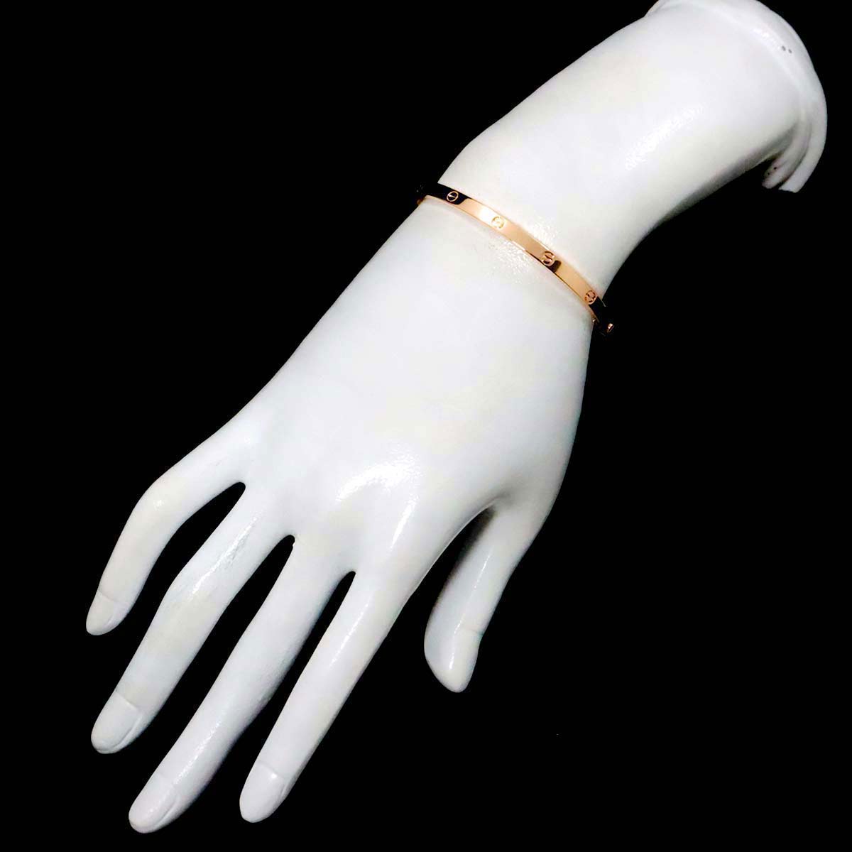 Love Bracelet SM Bangle 18K Pink Gold 750 Size17
