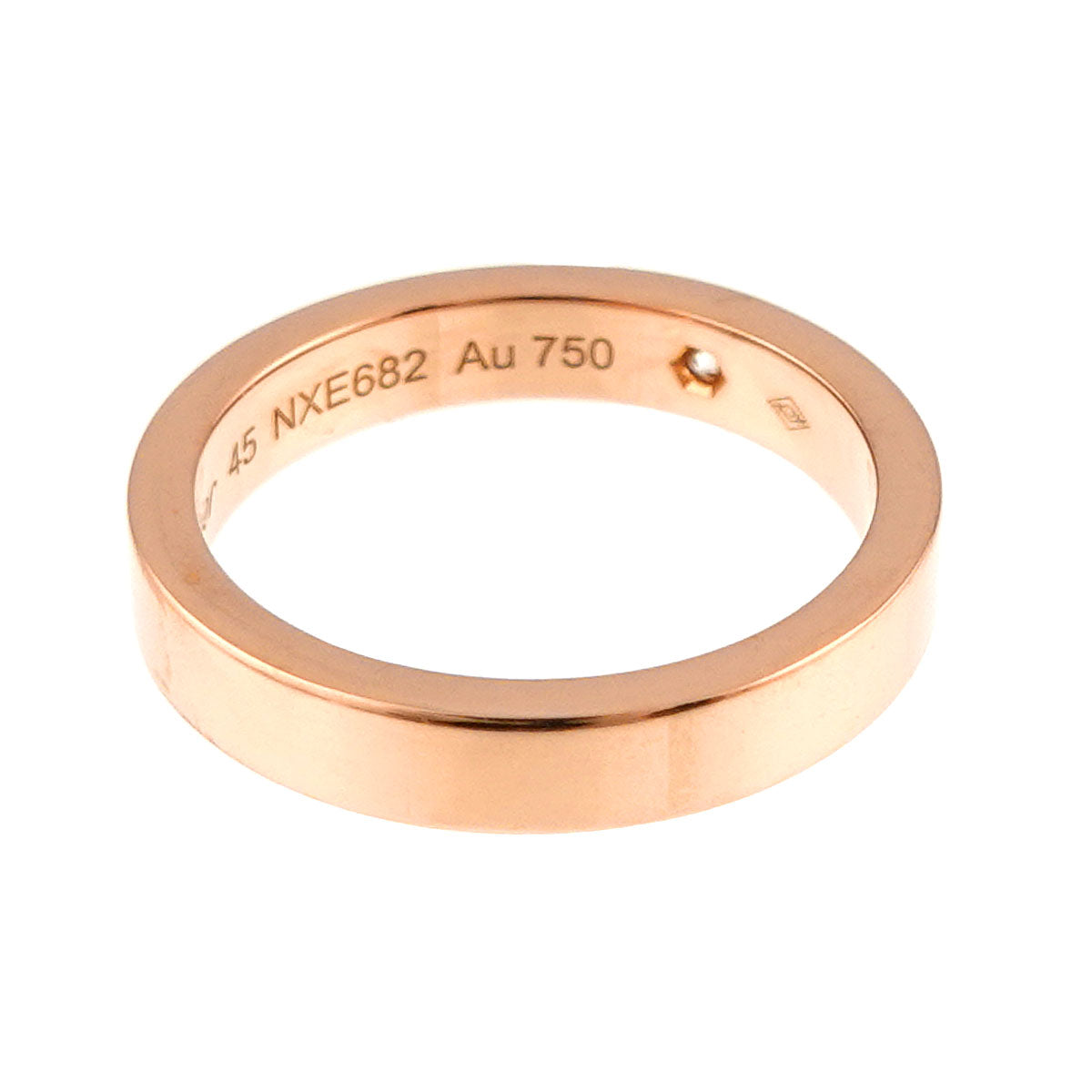 C de Diamond Ring 18K Pink Gold 750 Size45 3.25(US)