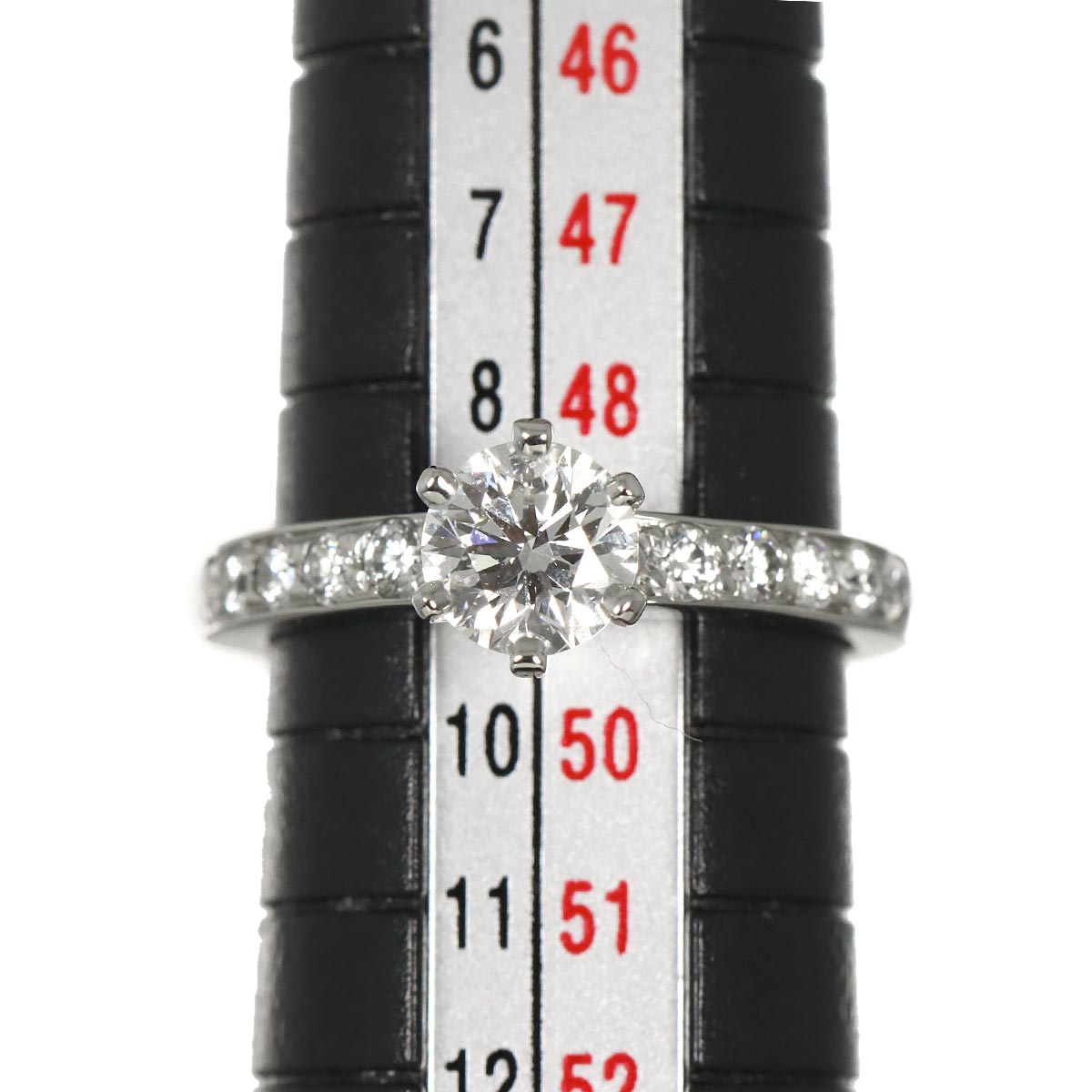 Diamond 0.70ct H/IF/EX Ring Pt 4.75-5(US)
