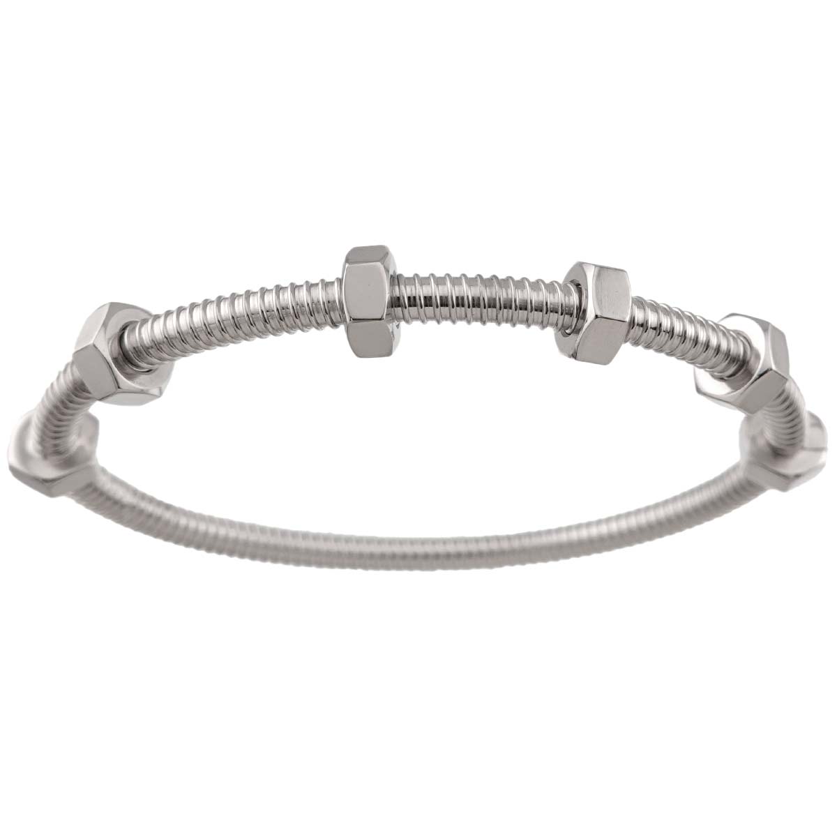 ECROU DE Bracelet 18K White Gold 750 Size15