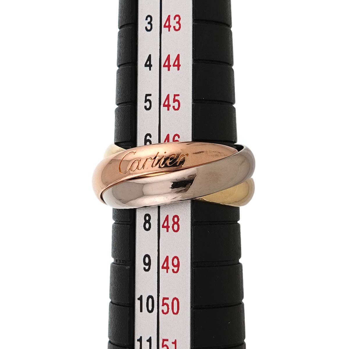 Trinity MM Ring 18K YG WG PG 750 Size47 4(US)