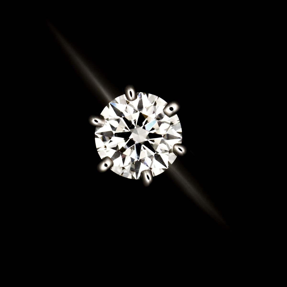 Diamond 0.33ct H/VVS2/3EX Ring Platinum Size5-5.25(US)