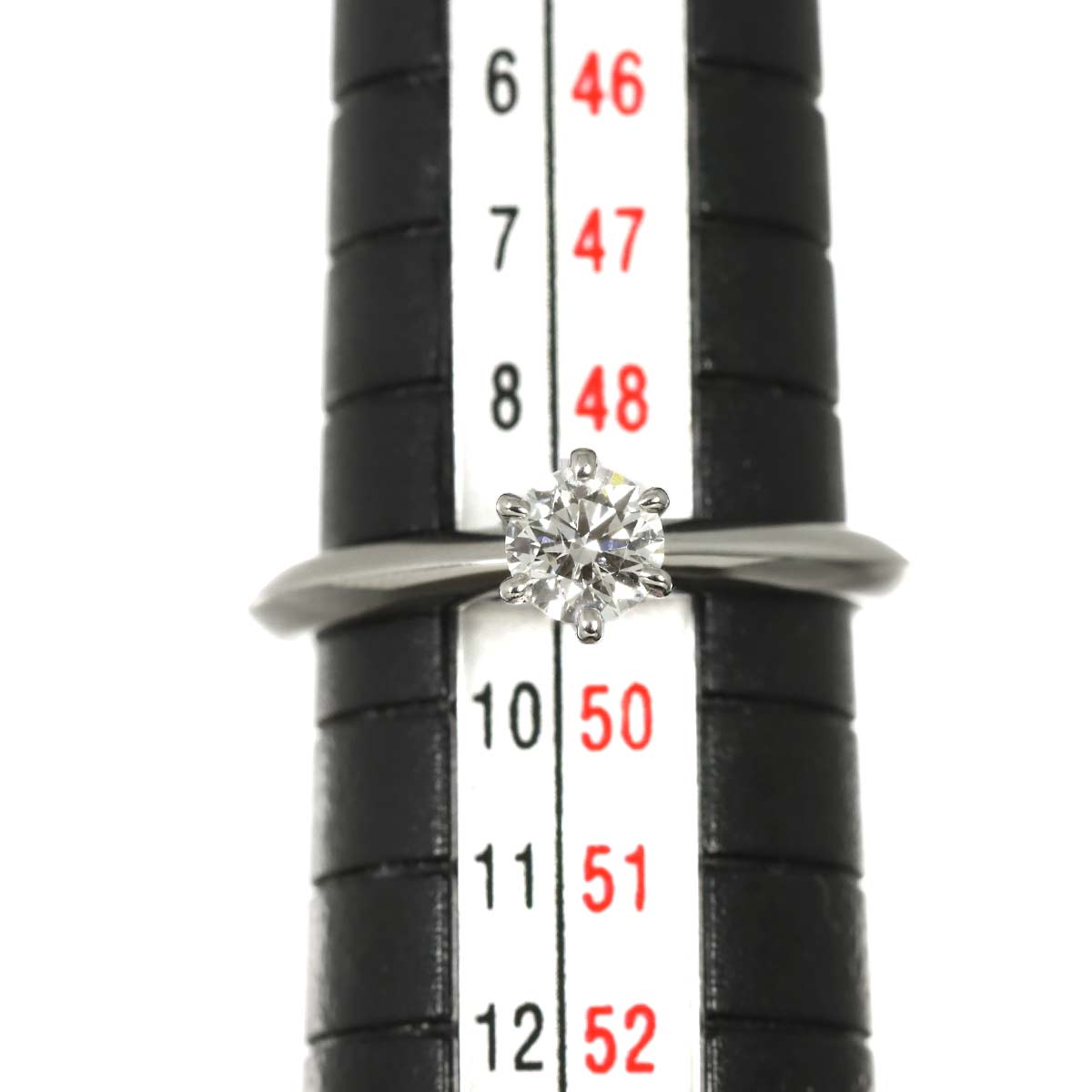 Diamond 0.33ct H/VVS2/3EX Ring Platinum Size5-5.25(US)