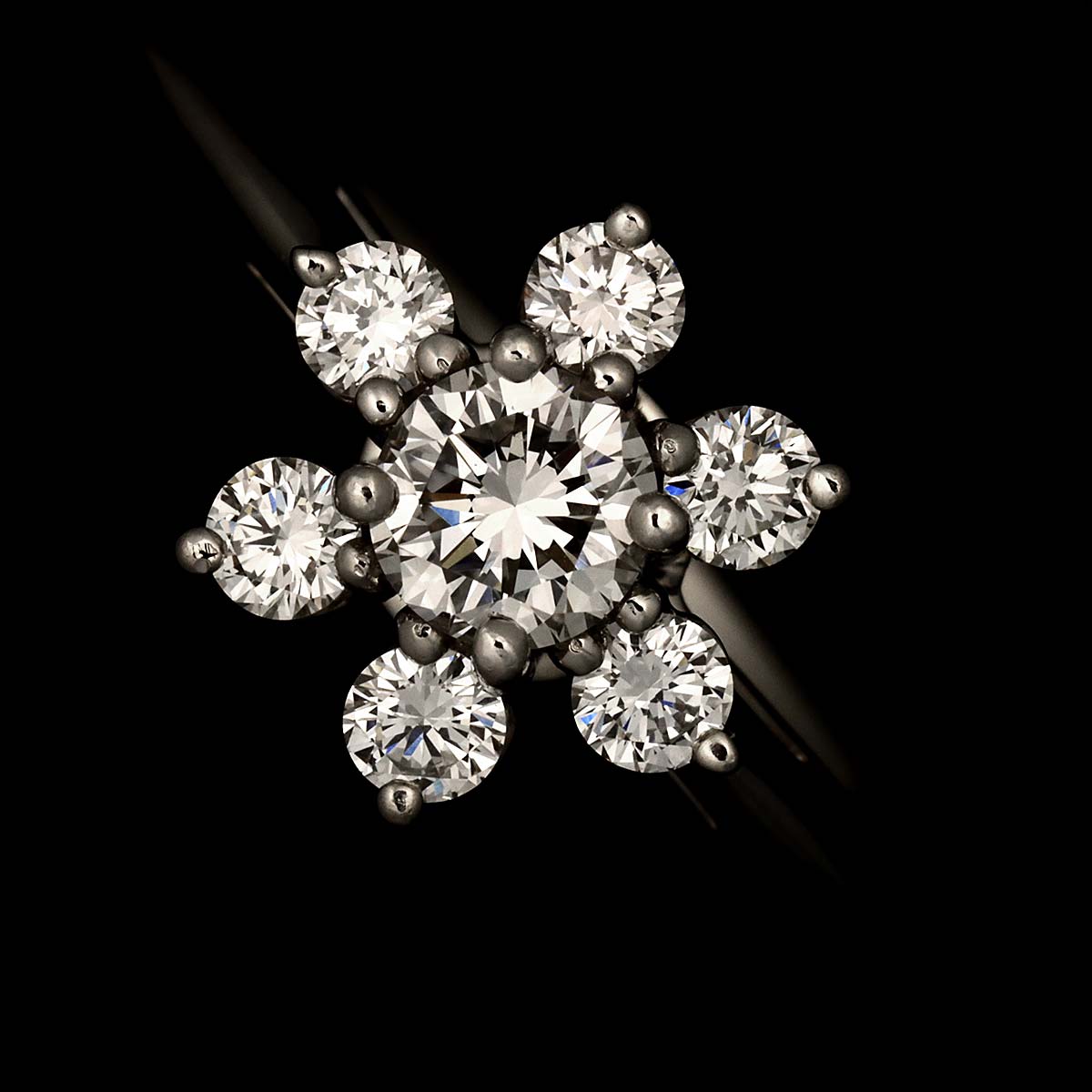 Diamond Ring Platinum Size5.25(US)