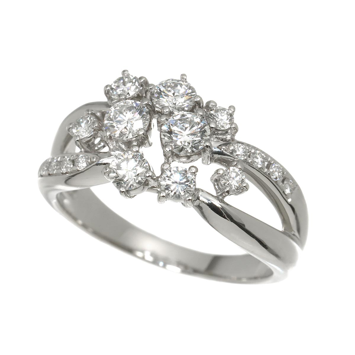 Diamond 0.83ct Ring Platinum Size6.25-6.5(US)