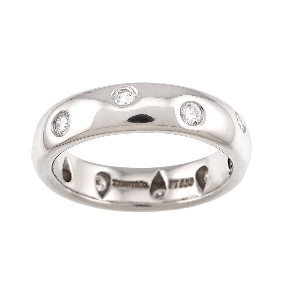 Dots Diamond Ring Platinum Size4-4.5(US)