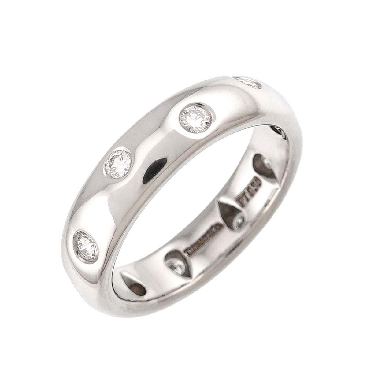 Dots Diamond Ring Platinum Size4-4.5(US)
