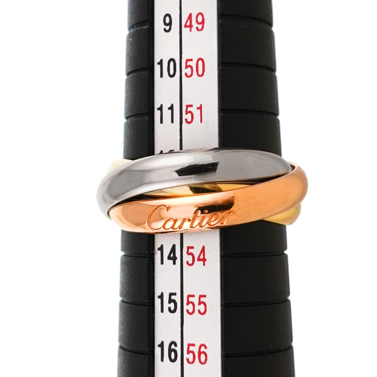 Trinity MM Ring 18K YG WG PG 750 Size53 6-6.25(US)