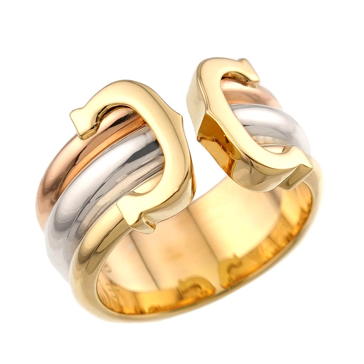C2 Ring 18K YG WG PG 750 Size48 4.5(US)