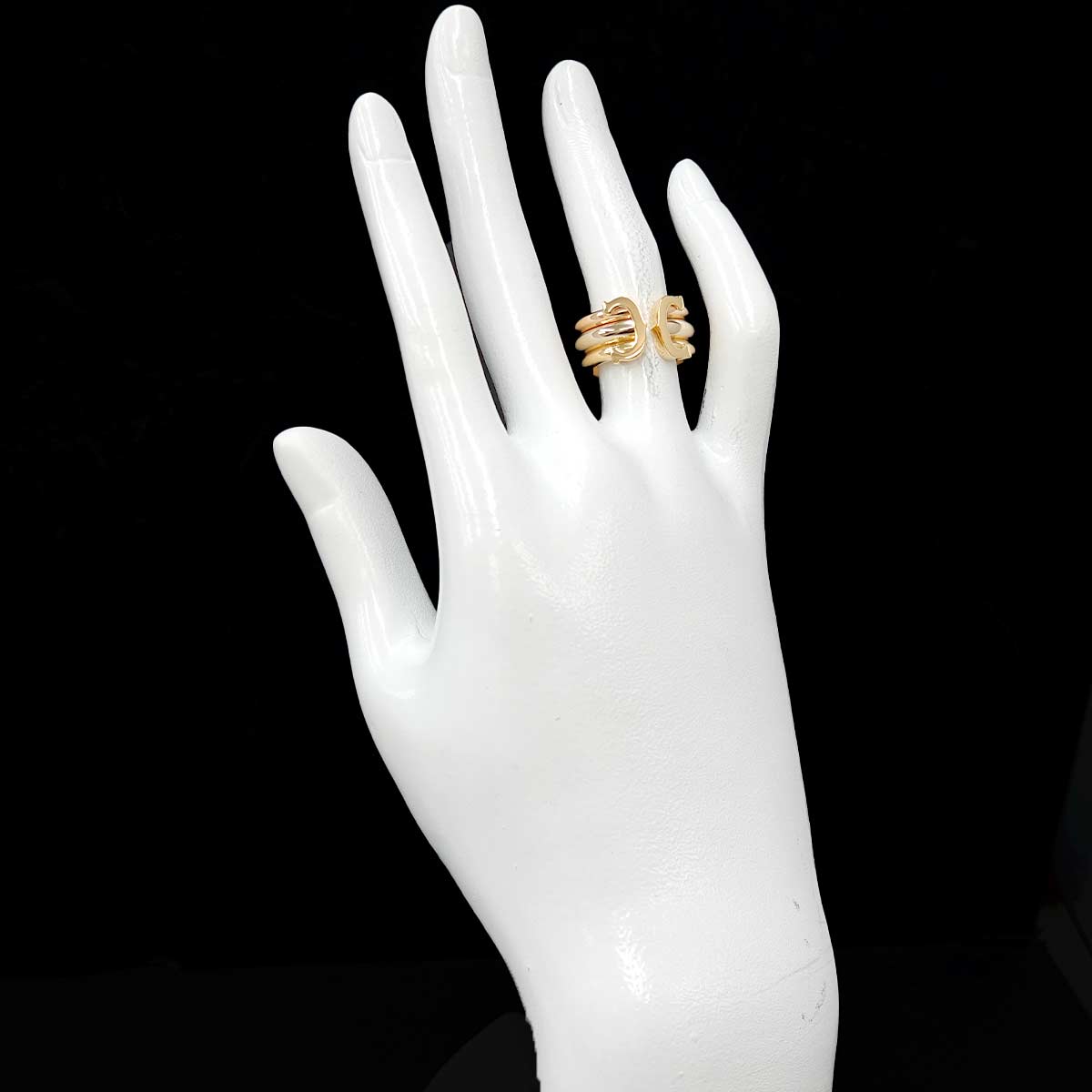 C2 Ring 18K YG WG PG 750 Size48 4.5(US)