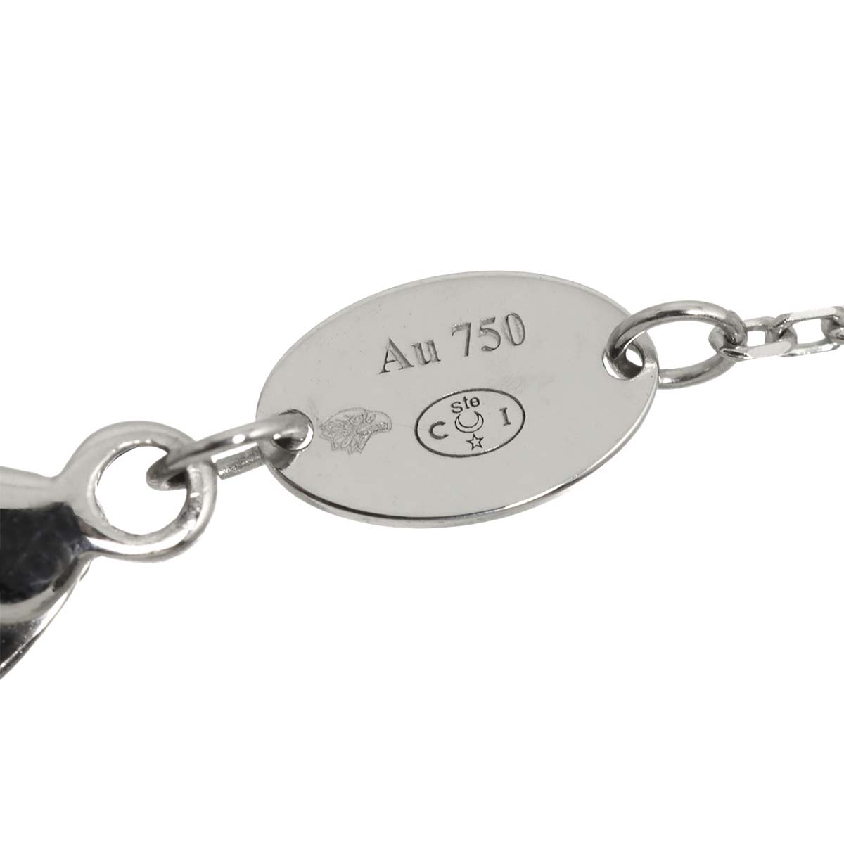 Liens Diamond Necklace 18K WG White Gold 750