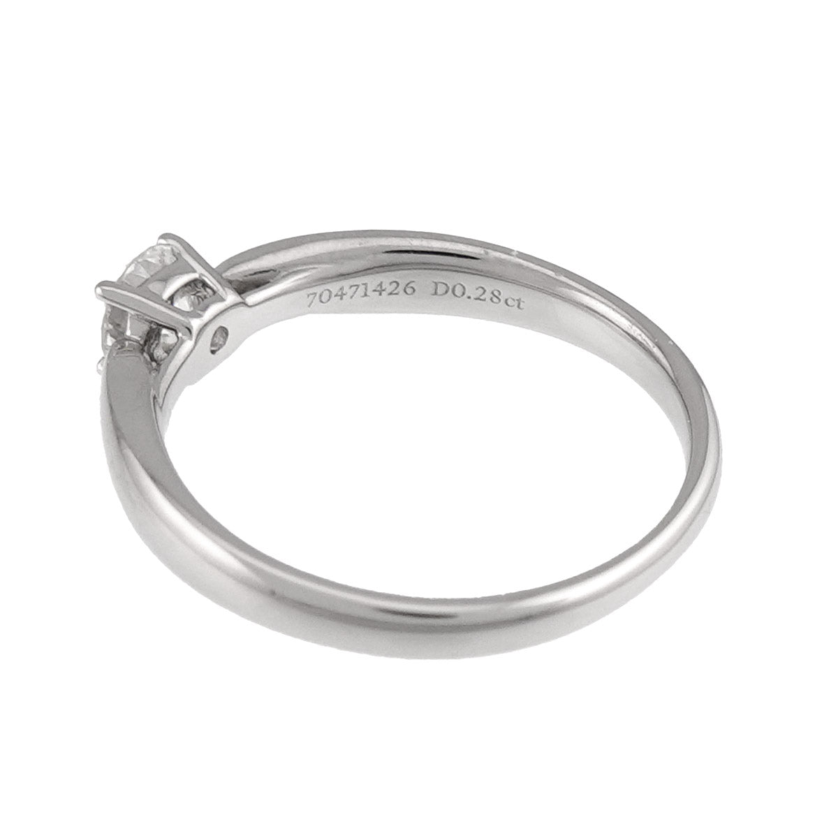 Harmony Diamond 0.28ct I/VS1/3EX Ring Platinum Size4.5(US)