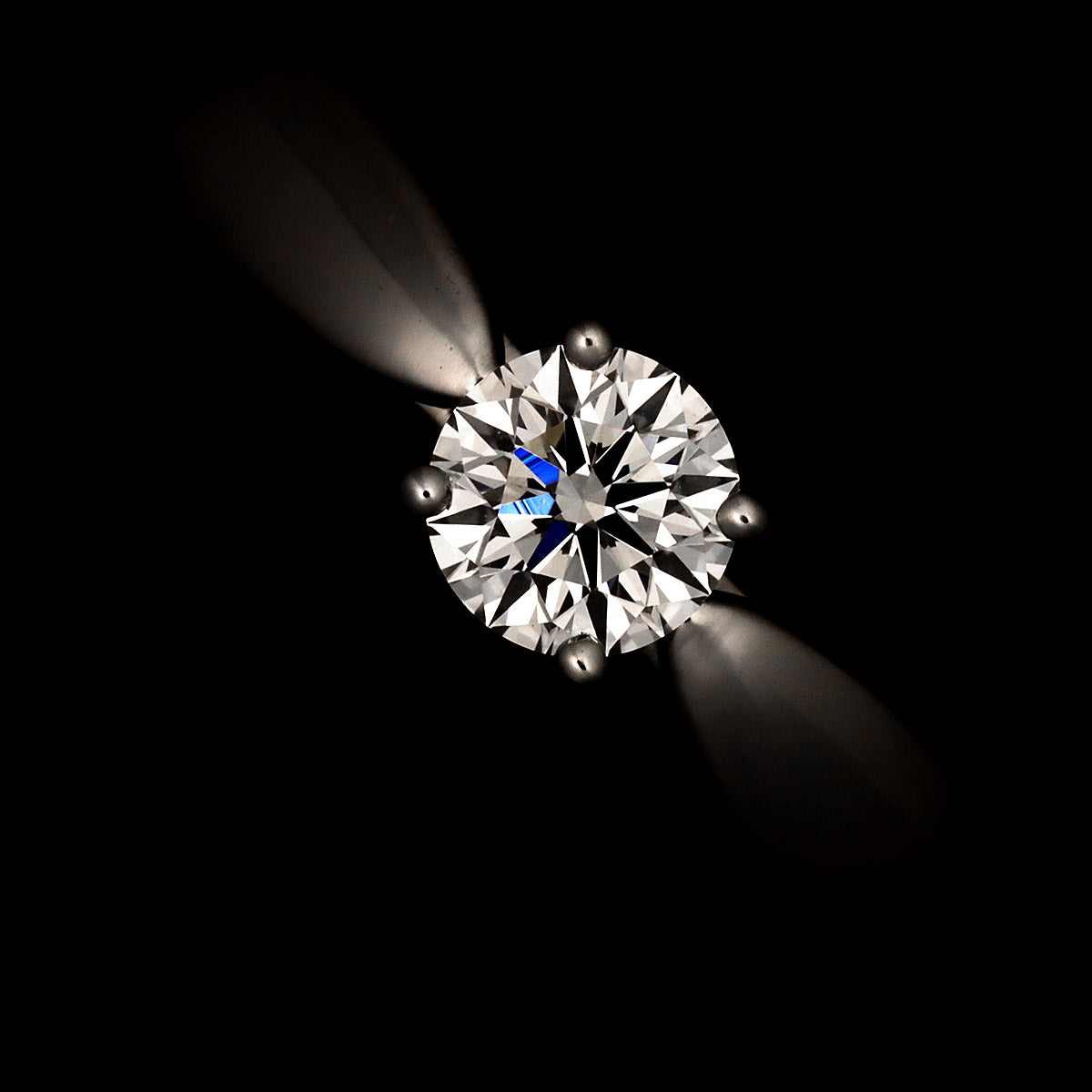 Harmony Diamond 0.28ct I/VS1/3EX Ring Platinum Size4.5(US)