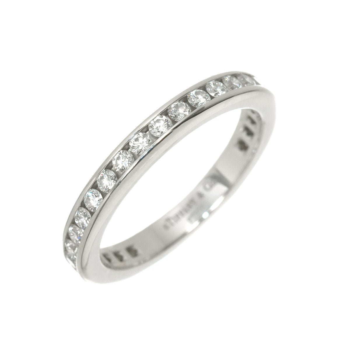 Full Diamond Ring Platinum Size4.5(US)