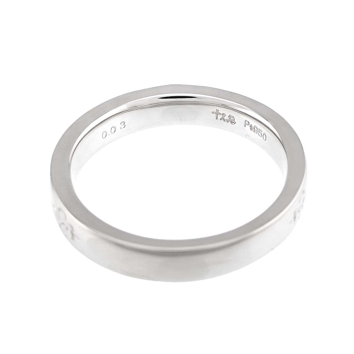Diamond 0.03ct Ring Pt Size5.5-5.75(US)