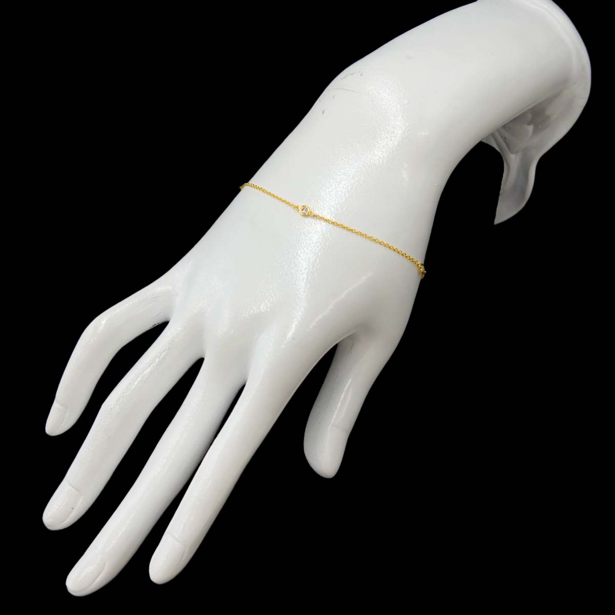 By The Yard Diamond 3P Bracelet 18K Yellow Gold 750