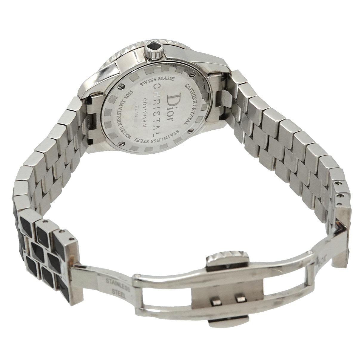 Christal CD112119 Bezel Diamond Black Sapphire Crystal