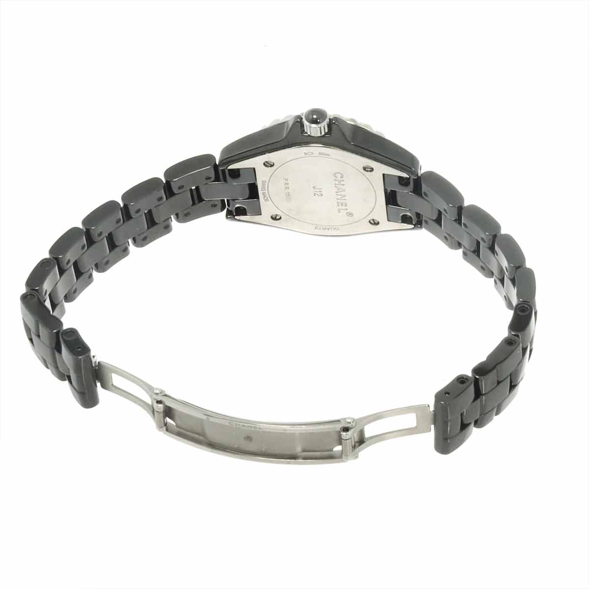 J12 Intense Black 29mm H4196 Quartz Ceramic Black Dial Ladies