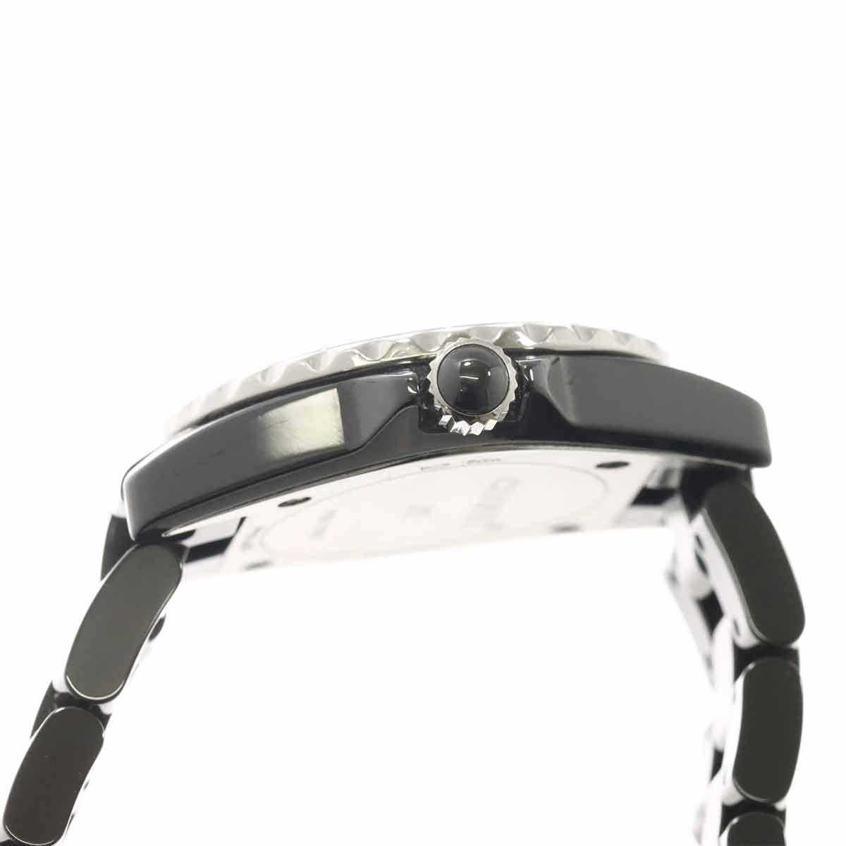 J12 Intense Black 29mm H4196 Quartz Ceramic Black Dial Ladies