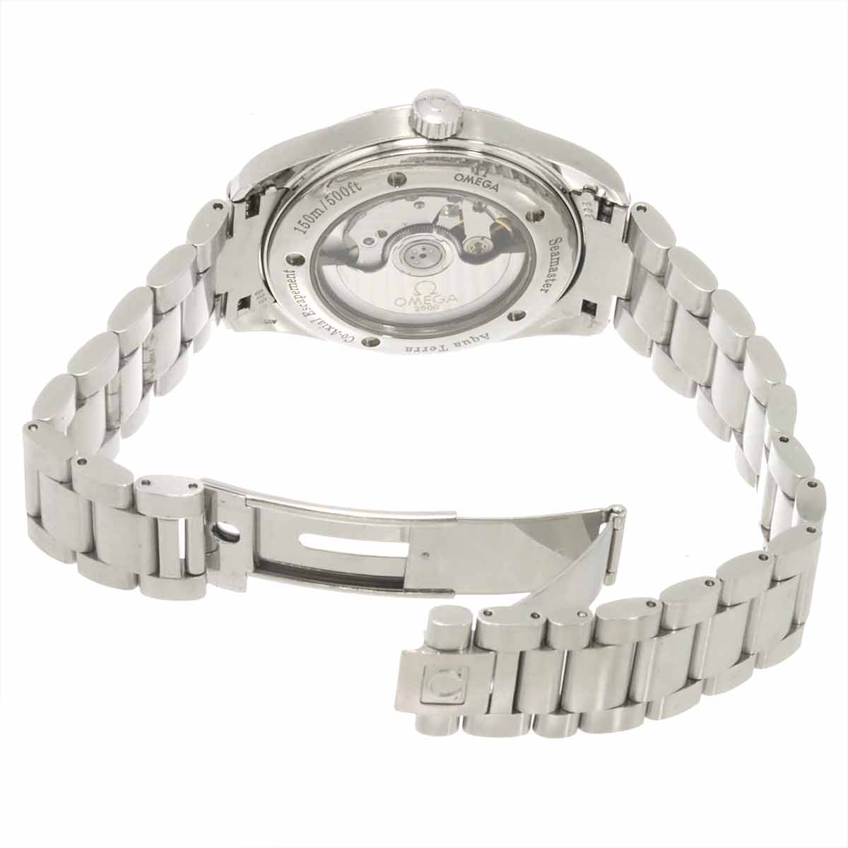 Seamaster Aqua Terra Co-axial 2503 30 Date Silver Dial Mens