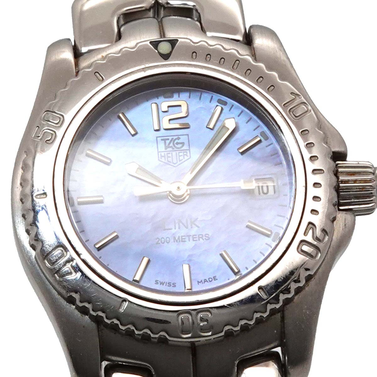 Link WT141G Blue Shell Dial Date Ladies Watch