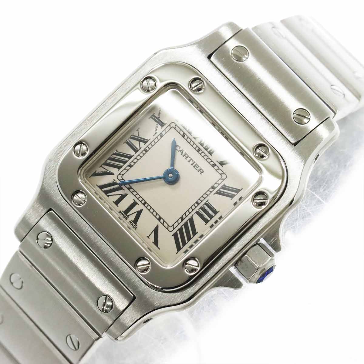 Santos Galbee SM W20056D6 Cream Dial Quartz Ladies Watch