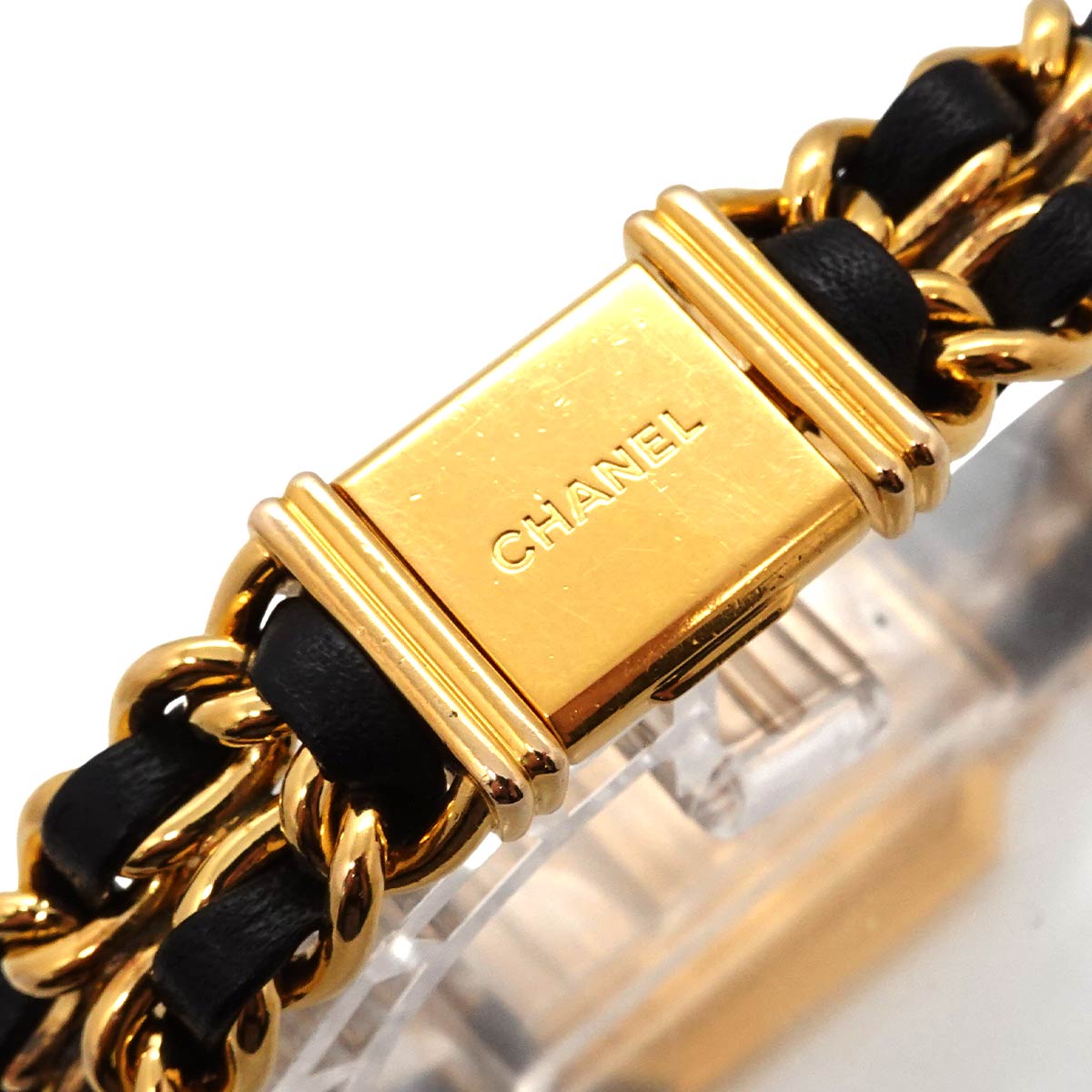 Premiere Size L H0001 Vintage Quartz Black Dial Ladies Watch